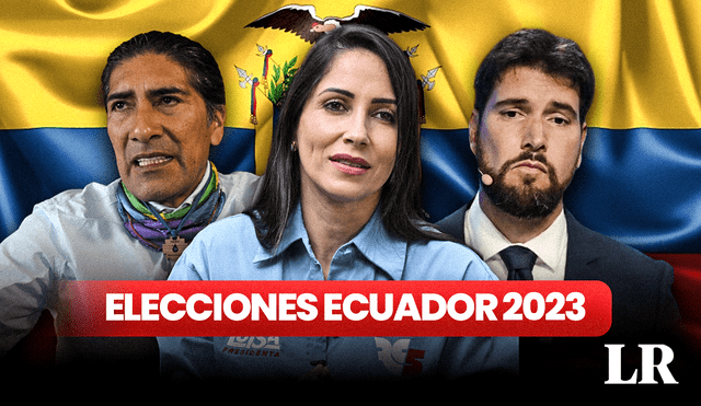 Elecciones en Ecuador 2023. El domingo 20 de agosto, los ecuatorianos escogerán a su próximo presidente. Foto: composición de Fabrizio Oviedo/La República/AFP