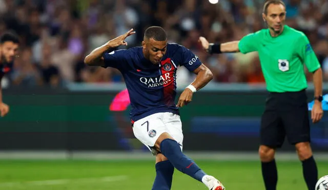 Kylian Mbappé anotó en su regreso al cuadro parisino por la Ligue 1. Foto: EFE