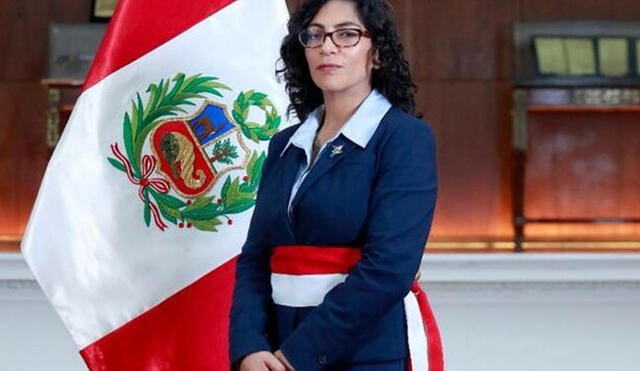 Leslie Urteaga llegó al Ministerio de Cultura cuando Boluarte asumió como presidenta de la República. Foto: Presidencia - Video: RPP