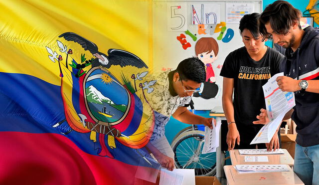 Estas son las distintas preguntas que aparecerán en la papeleta de las elecciones en Ecuador. Foto: composición LR/BillikeN/AFP