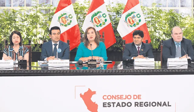 Más promesas. Gobierno de Boluarte apeló a destrabar proyectos de inversión en regiones. Foto: SEPRES