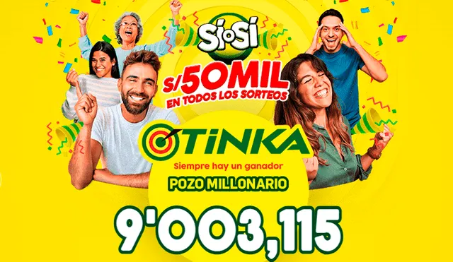 Se publicarán los resultados de La Tinka a las 10.50 p. m. Foto: La Tinka