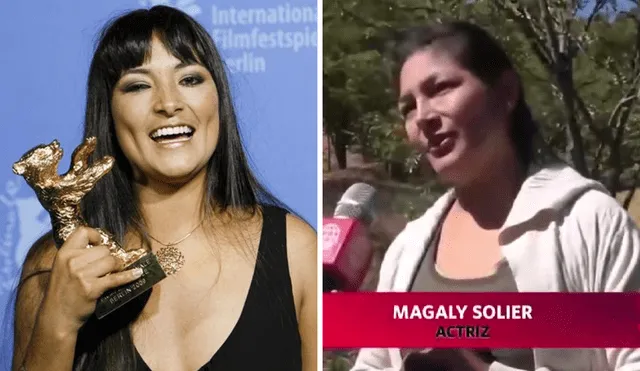 Magaly Solier está impedida de ver a sus hijos tras una denuncia interpuesta por su esposo. Foto: composición LR/América TV/difusión - Video: América TV