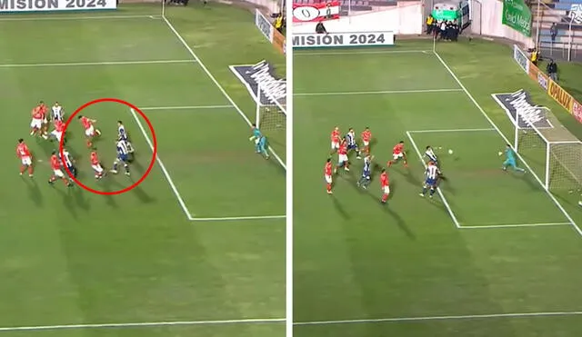 El gol de Ricardo Lagos en el segundo tiempo del Alianza Lima vs. Cienciano no subió al marcador. Foto: captura de Liga 1 Max