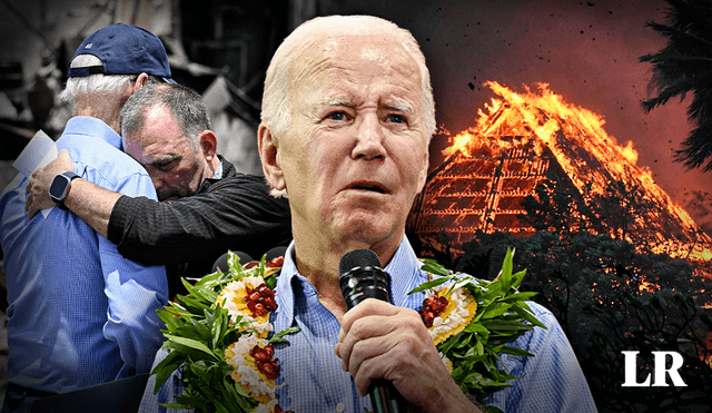 Joe Biden promete ayuda en Hawái por los incendios en medio de críticas por su gestión. Foto: Composición de Jazmin Ceras/LR. Video: AFP