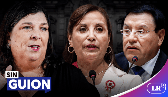 Rosa María Palacios, conductora de 'Sin guion', resaltó que Alejandro Soto "no es cualquier congresista", sino el titular del Congreso. Foto: composición LR/captura de 'Sin guion'/LR+ - Video: 'Sin guion'/LR+