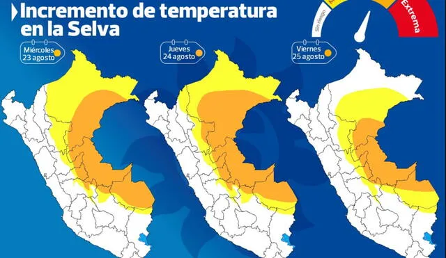 Varias regiones serán afectadas con aumento de temperatura. Foto: Senamhi