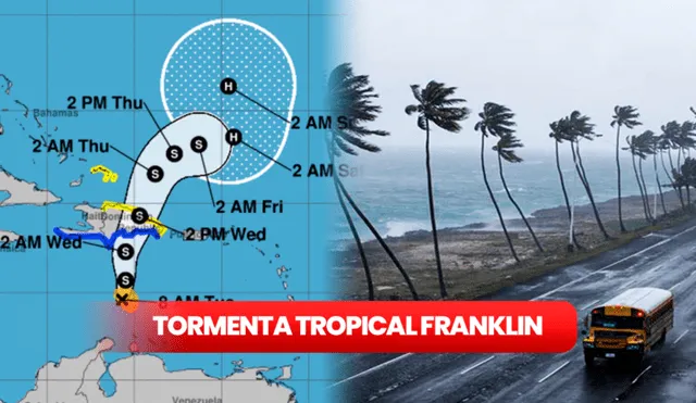 Se espera que la tormenta produzca grandes estragos en el país caribeño.Foto: composición LR/CNN/Telesur