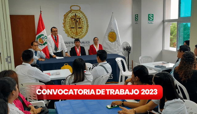 La Fiscalía ofrece 122 puestos de trabajo en diversas regiones del país. Foto: ComposiciónLR/Ministerio Público - Fiscalía de la Nación del Perú