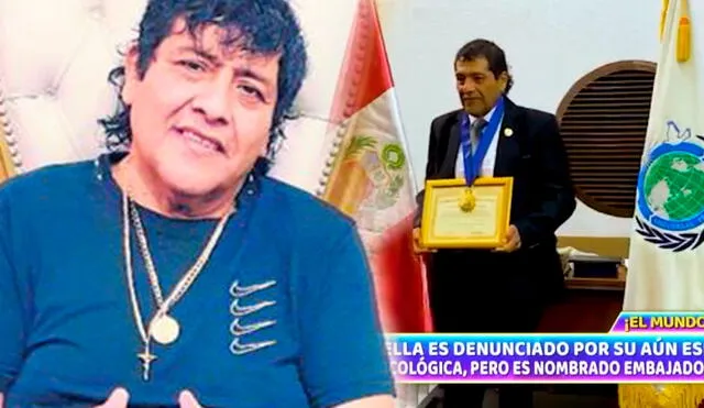 Cantante Toño Centella es nombra embajador de la paz mientras su expareja lo denuncia por agresión. Foto: composición/captura ATV/difusión