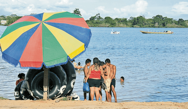 Fenómeno. La población loretana y de regiones vecinas está soportando inusuales olas de calor y radiación solar extrema. Foto: Andina