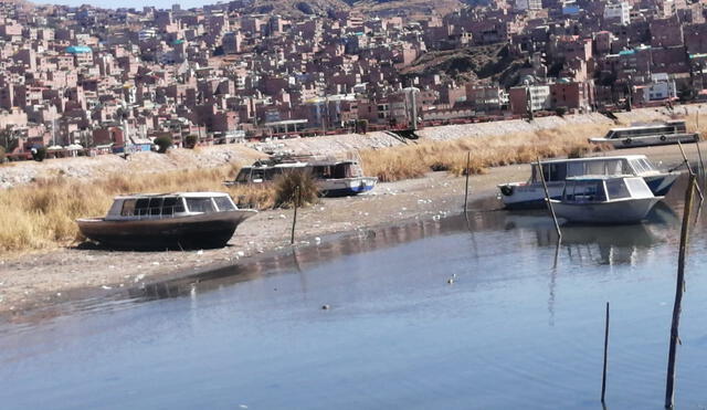 Emergencia. Descenso progresivo del lago Titicaca es preocupante para el ecosistema y las actividades productivas.