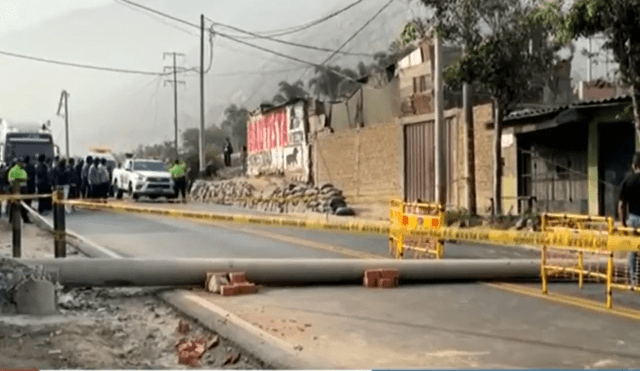 Luz del Sur ha lamentado las molestias por el incidente. Foto: captura Canal N| Video: Carretera Central