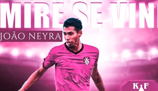 Joao Neyra se convirtió en el tercer peruano que jugará en el fútbol de Albania en la presente temporada. Foto: Twitter/Difusión