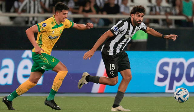 Botafogo y Defensa y Justicia ya se habían enfrentado por la Copa Sudamericana 2019. Foto: EFE
