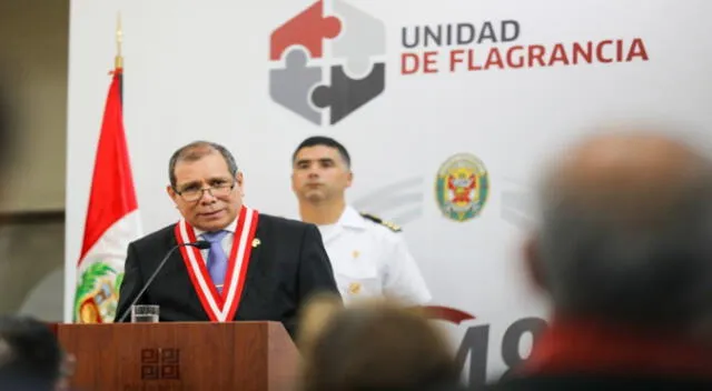 Javier Arévalo dio estas declaraciones al clausurar el II Congreso Internacional de Flagrancia. Foto: difusión