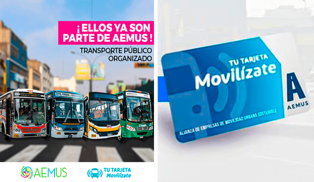 Buses de transporte público implementan el pago con tarjeta electrónica. Foto: composición LR/Facebook AEMUS