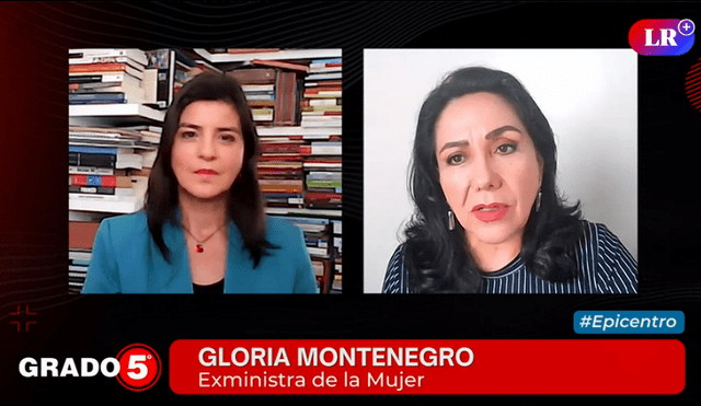 Gloria Montenegro fue ministra de la Mujer durante el Gobierno de Martín Vizcarra. Foto y video: ‘Grado 5’