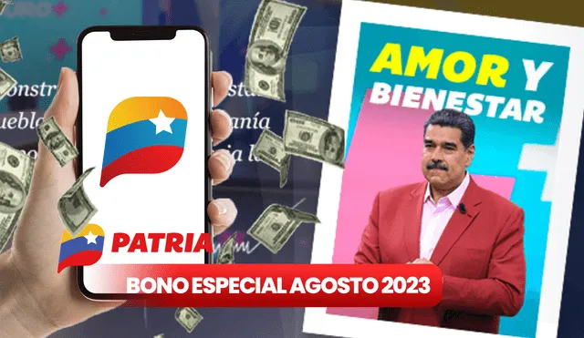 Conoce cómo cobrar el segundo bono especial de agosto 2023: Bono Amor y Bienestar. Foto: composición LR/ Patria/ Freepik