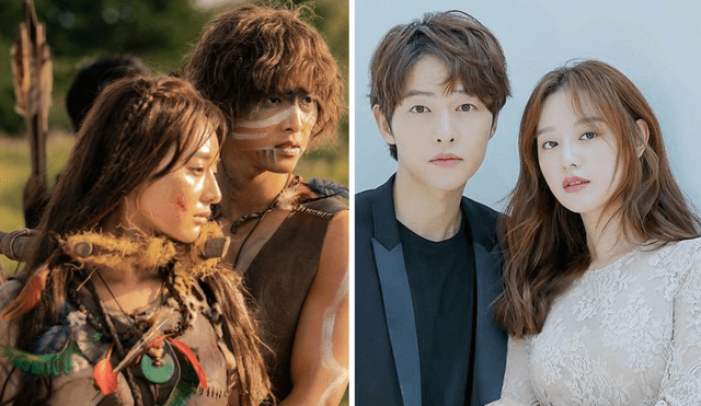 Kim Ji Won y Song Joong Ki en 'Arthdal Chronicles'. Temporada 2 sería estrenada en 2023. Foto: composición LR/tvN