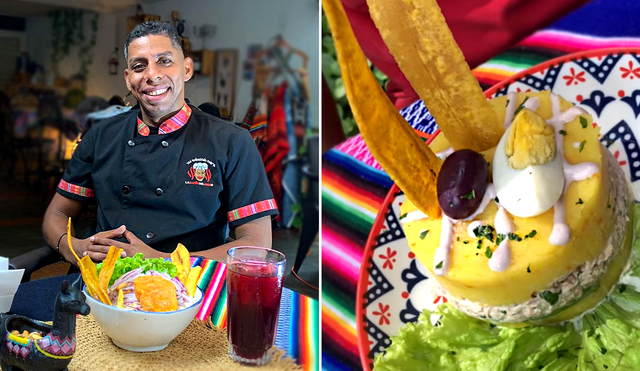 Venezolano desarrolló un restaurante recreando la experiencia de la comida casera peruana. Foto: composicicón LR/La Sazón del Negro/TikTok/Instagram