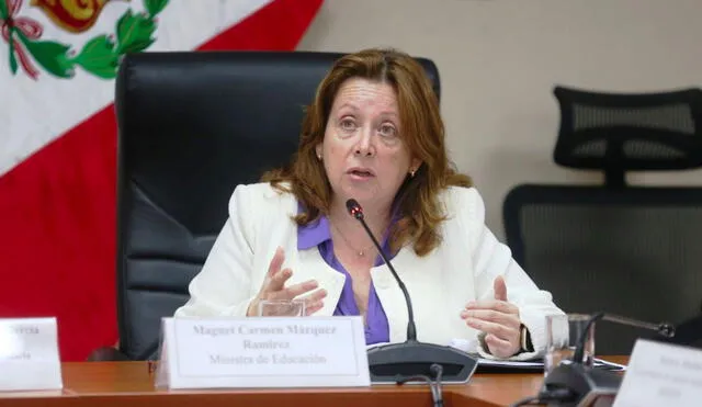 Ministra se refirió también al nombramiento automático de docentes. Foto: Andina