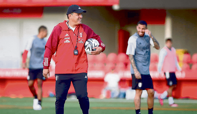 Preparado. El estratega nacional cuenta con algunas bajas como la de Lapadula y Zambrano. Foto: difusión