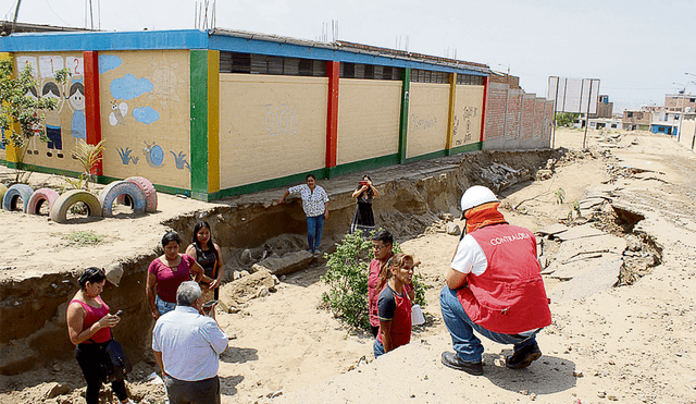 Riesgo. Lluvias pasadas causaron daños a varios colegios. Foto: difusión