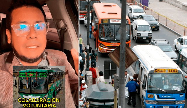 Sujetos abordan buses de Lima Norte para intimidar a pasajeros. Foto: composición La República/ TikTok