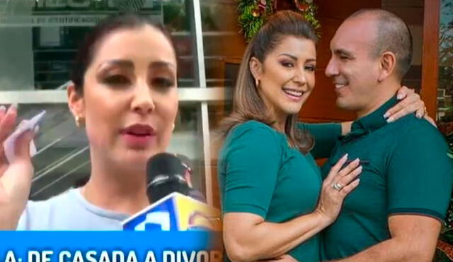 Karla Tarazona feliz en esta nueva etapa de su vida sin Rafael Fernández. Foto: composición/captura Panamaericana TV/difusión