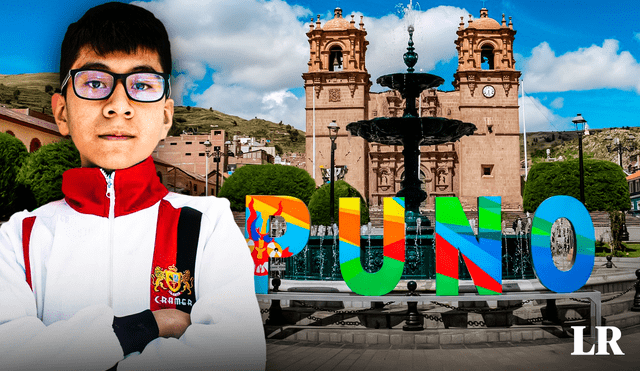 Escolar puneño buscará convertirse en un destacado ingeniero de software. Foto: composición Álvaro Lozano-LR/ Andina
