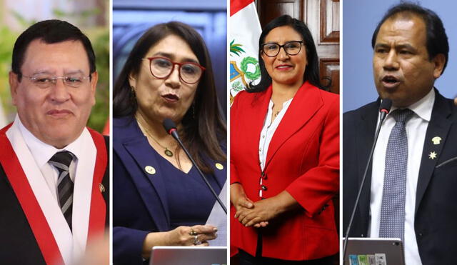 Estos son los congresistas que llevan una investigación similar a Urtecho. Foto: composición LR/Gobierno del Perú