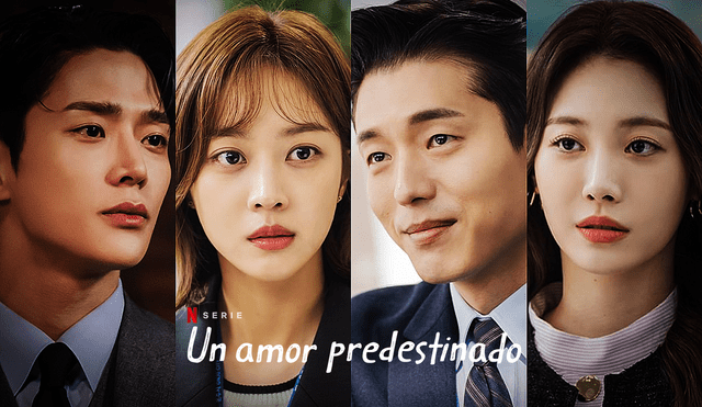 Reparto principal del k-drama 'Un amor predestinado' de Netflix. Foto: composición LR/JTBC