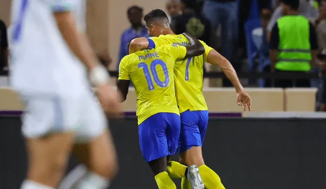 Al Nassr ganó 0-5 a Al Fateh con tres goles de Cristiano Ronaldo, y sumó sus primeros puntos en la Saudi Pro League. Foto: Al Nassr