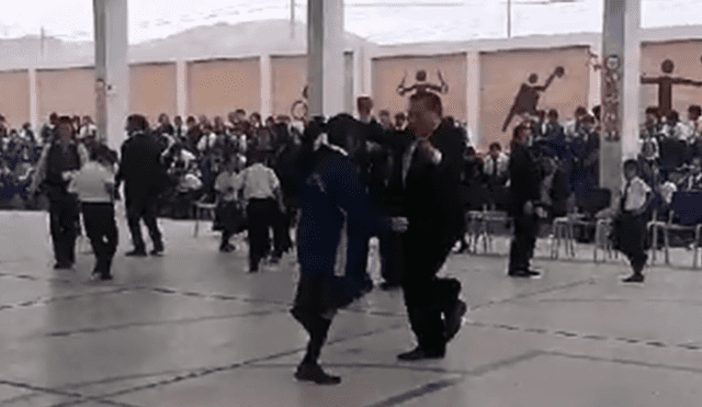 Pareja demostró que sabe bailar. Foto y video: cortesía