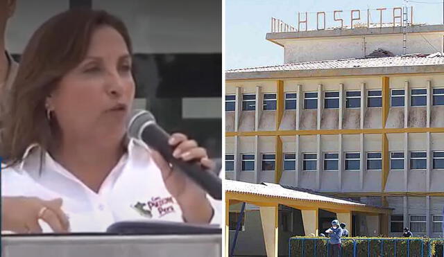Dina Boluarte dice que los hospitales realizan malas prácticas para beneficiar a las clínicas. Foto: composición LR/capturas de Canal N - Video: Canal N
