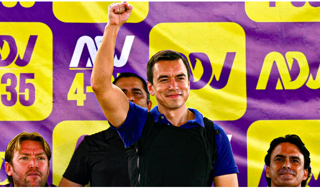 Daniel Noboa aseguró que el momento más duro de la campaña presidencial fue el asesinato de Fernando Villavicencio. Foto: AFP