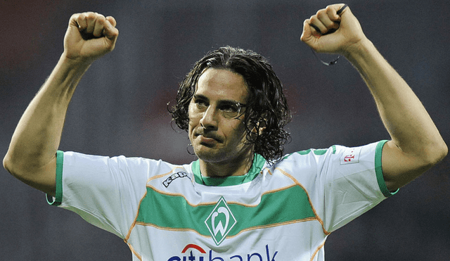 Claudio Pizarro debutó en la Bundesliga con Werder Bremen en la tempoerada 1999-00. Foto: AFP
