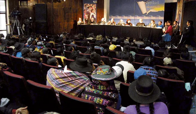 Han pasado 20 años de la entrega del informe final de la Comisión de la Verdad y la Reconciliación. Foto: difusión