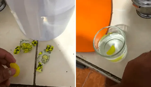 Un joven encontró una sorprendente solución utilizando caramelos de limón. Foto: composición LR/LR/TikTok