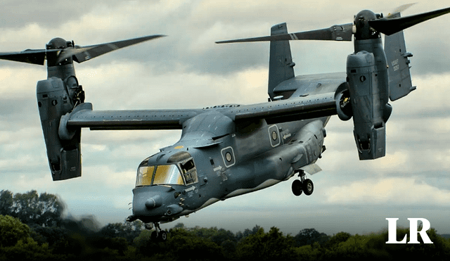 El avión Osprey se estrelló en la isla con 23 ocupantes a bordo, todos ellos estadounidenses. Foto: Transponder 1200