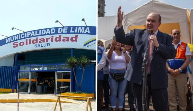RLA hizo la promesa en la inauguración de un centro de abastos. Foto: composición LR/Andina/MML