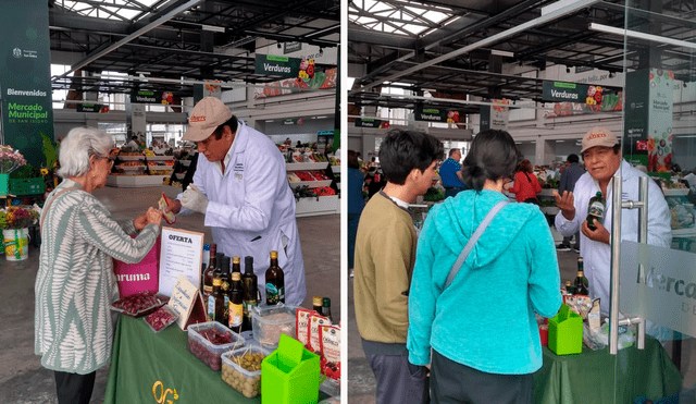 Percy Puertolas llegó a Lima para dar a conocer sus productos. Foto: composición La República