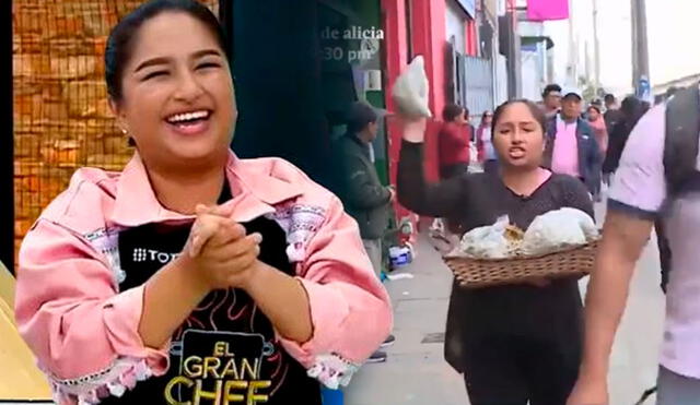 'Herbolaria del Pueblo' trabajó desde muy pequeña y ahora se ha vuelto popular por 'El gran chef: famosos'. Foto: composición/captura Latina/América TV