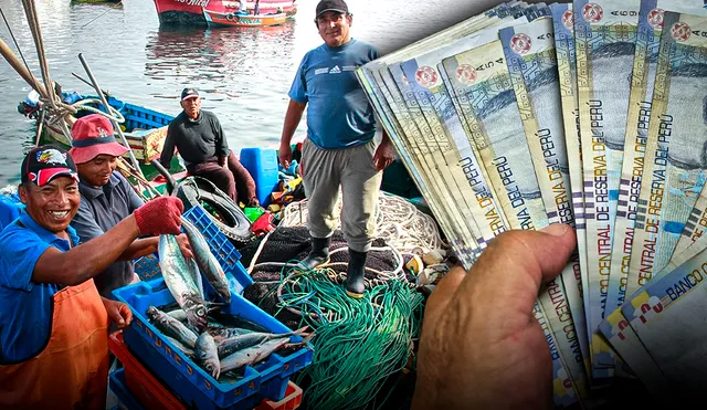 Los pescadores jubilados recibirán S/360 al mes, de acuerdo al Decreto Supremo  N.° 187-2023-EF. Foto: composición de Gerson Cardoso/ LR/ Andina/