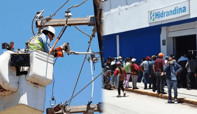 Hidrandina informó que la suspensión del servicio de luz se debe a labores de mantenimiento. Foto: composición LR/El Errante/Hidrandina