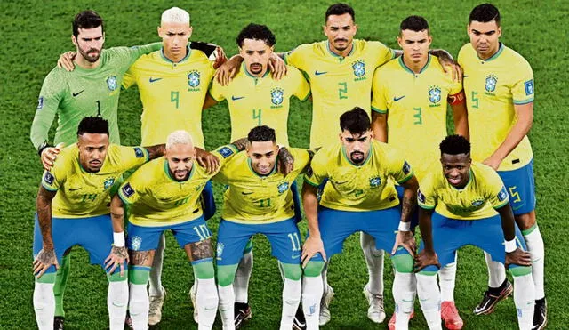 Brasil terminó líder de las eliminatorias en el proceso rumbo a Qatar 2022. Foto: EFE