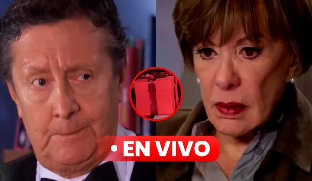 Peter y Francesca sospechan que el "regalo" fue enviado por Claudia Llanos. Foto: composición LR/América TV