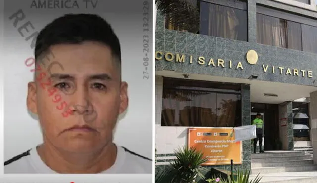 El detenido se llama Enrique Huamán Medina (42). Foto: captura de pantalla/América TV. Video: América TV