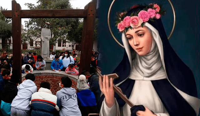 Santa Rosa de Lima fue proclamada patrona del Perú y del Nuevo Mundo antes de ser canonizada. Foto: composición/difusión